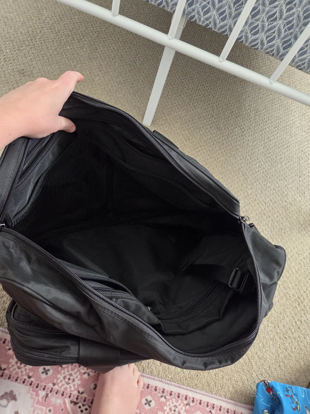 Calvin Klein Black Men's Travel Briefcase Bag -